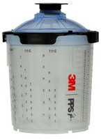 3M™ PPS™ Series 2.0 Spray Cup System Kit, 26028, Micro (3 fl oz, 90 mL),  200 Micron Filter