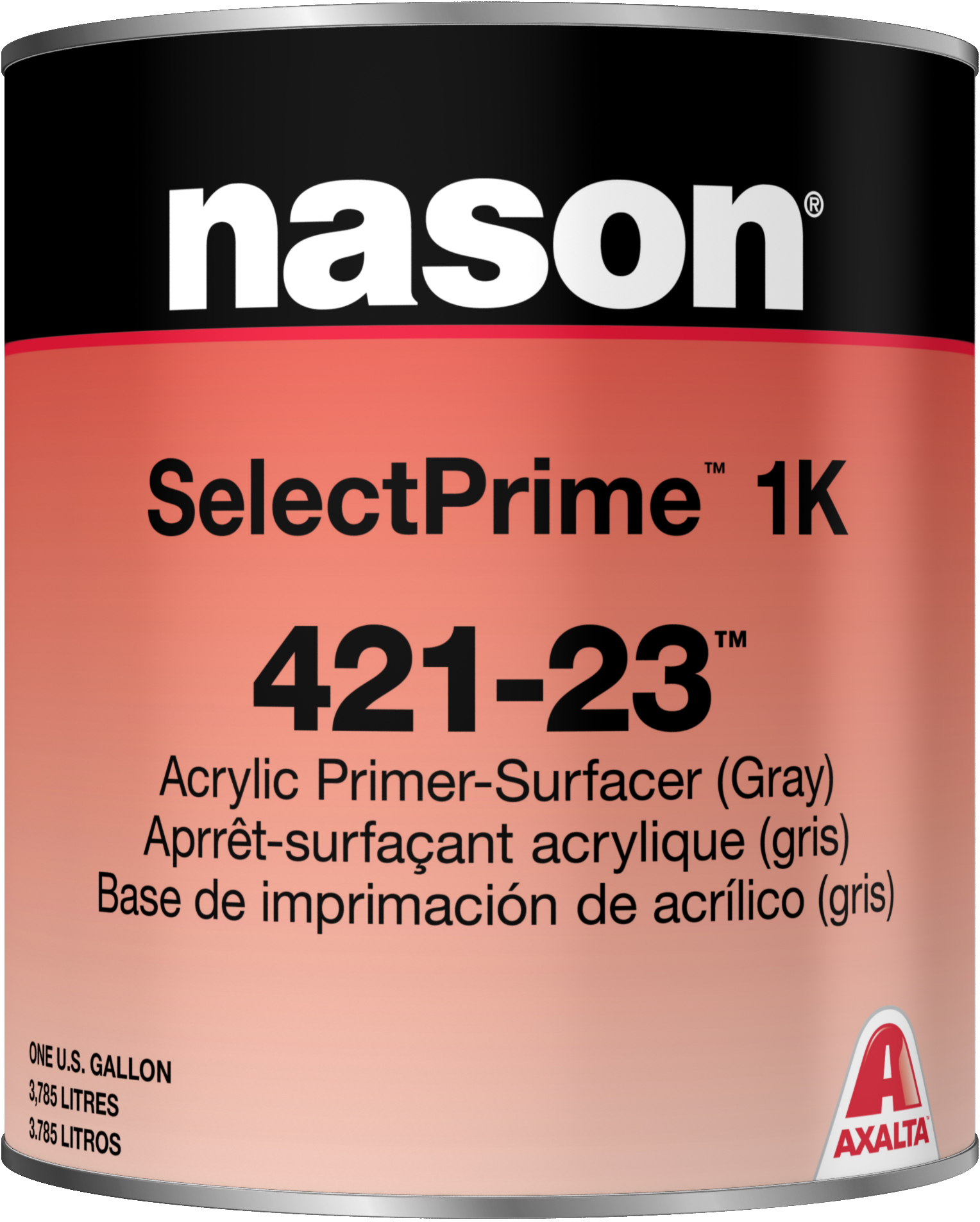 Axalta Nason Selectprime 421-23 Gray Acrylic Primer Surfacer Gallon