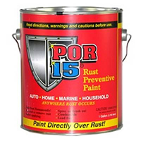  POR-15 Rust Preventive Coating, Stop Rust and Corrosion  Permanently, Anti-rust, Non-porous Protective Barrier, 32 Fluid Ounces,  Semi-gloss Black : Automotive