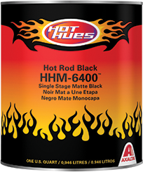 Hot Rod Black Matte Sheen Single Stage Kit